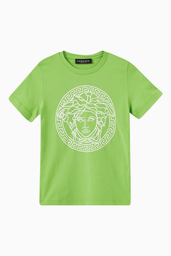 

Medusa Logo T-shirt in Cotton, Green
