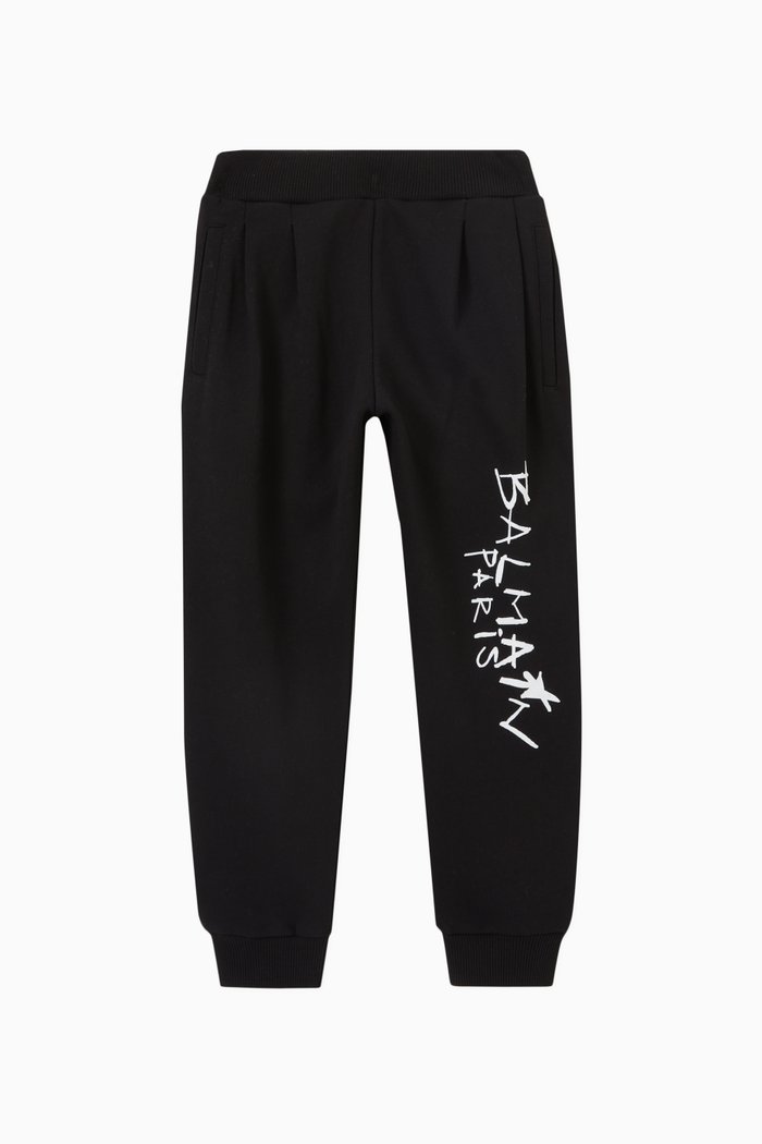 

Logo Sweatpants in Jersey, Black