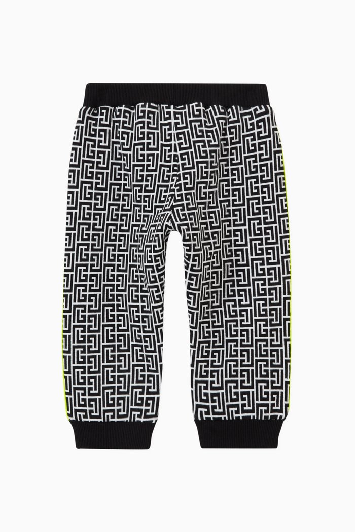 

Logo Monogram Sweatpants in Jersey, Black
