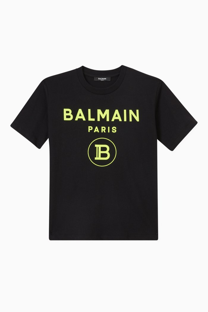 Logo T-shirt in Jersey, Black