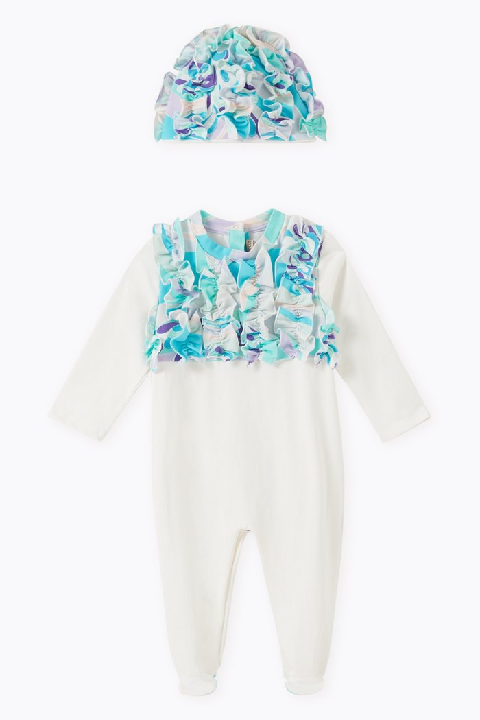 

Lilly Sleepsuit Gift Set in Cotton, White