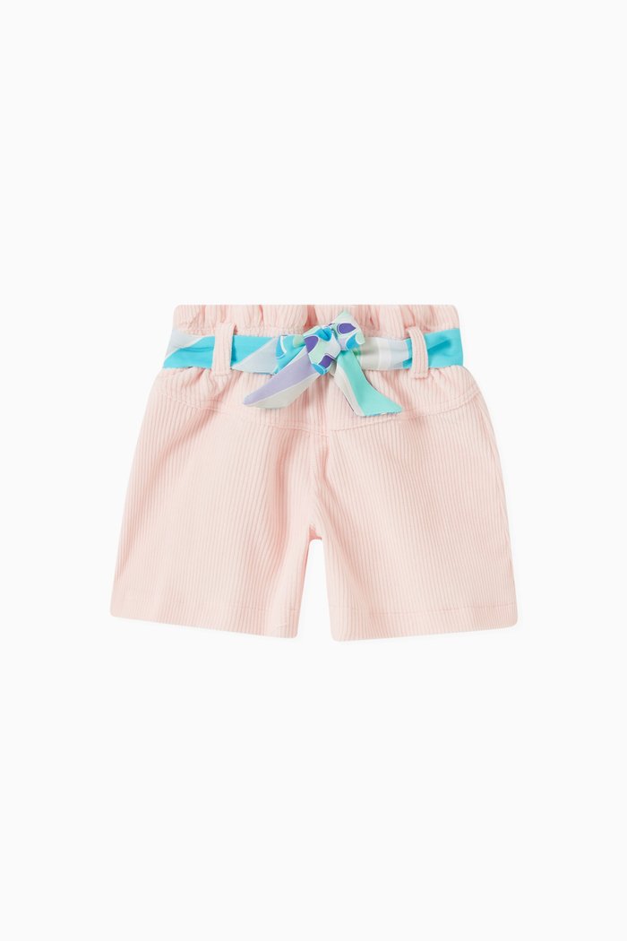 

Lilly Corduroy Shorts in Cotton, Pink
