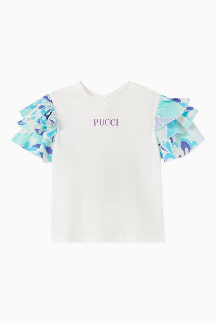 

Lilly Logo T-shirt in Cotton, White