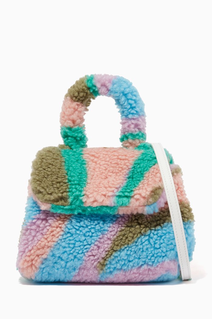 

Abstract Ecofur Bag, Blue