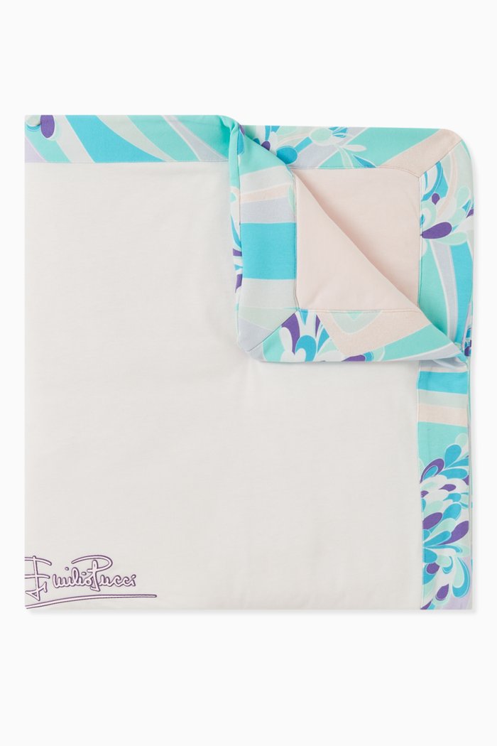 

Lilly Logo Blanket in Cotton & Polyester, Pink