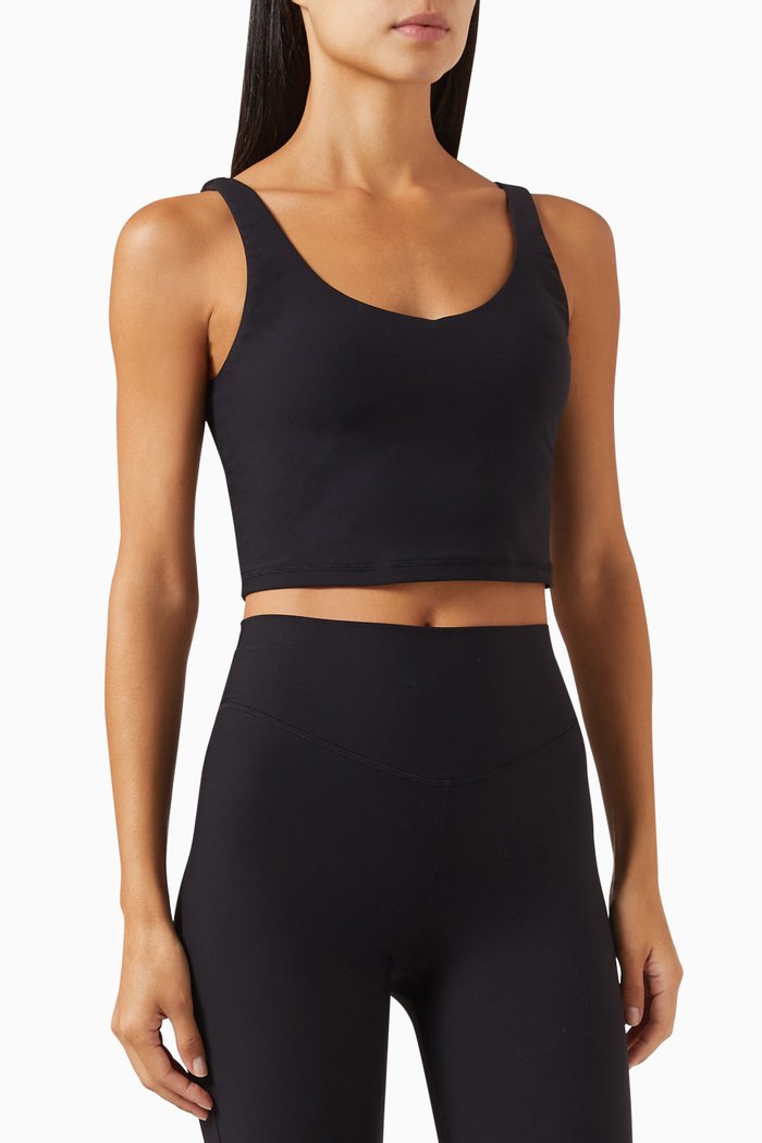 Peached Tess Tank Top, Black