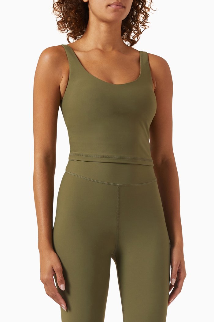 

Peached Tess Tank Top, Green