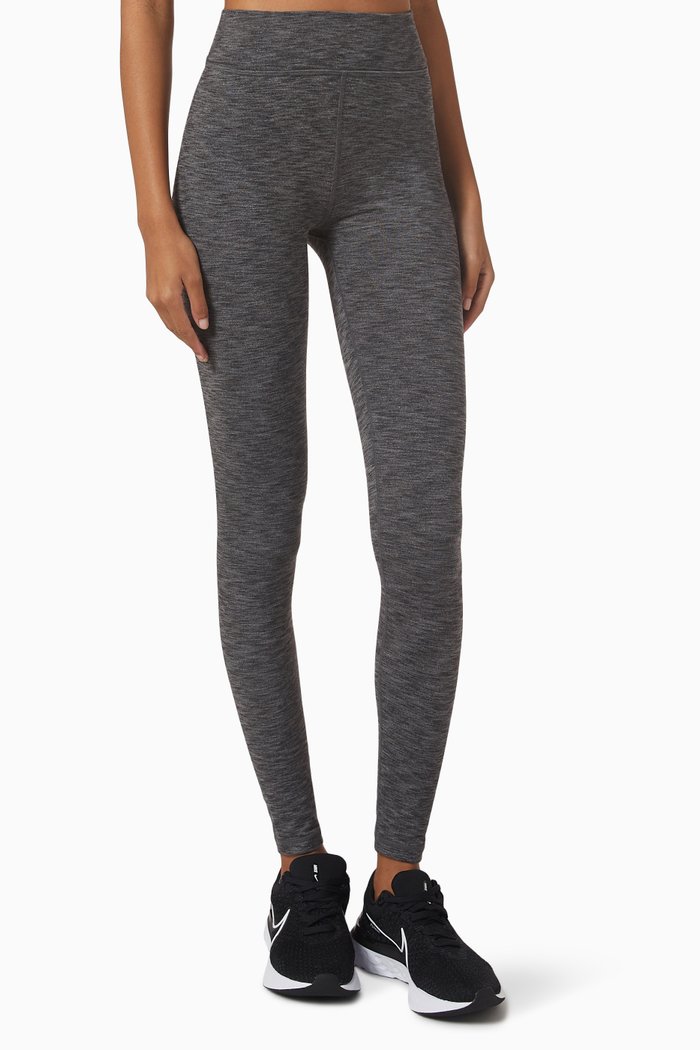 

Glacier Yoga Pants in Brushed Stretch Fabric, Grey