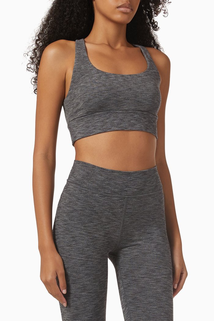 

Glacier Sandy Bra in Brushed Stretch Fabric, Grey