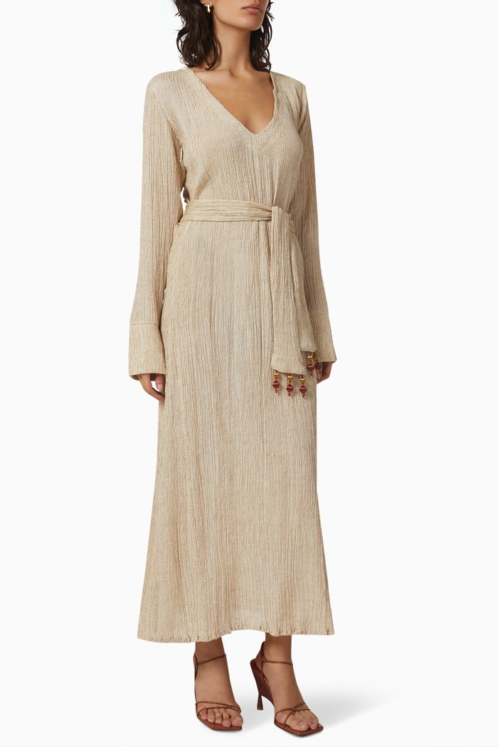 

Celine Dress in Bamboo Blend, Neutral