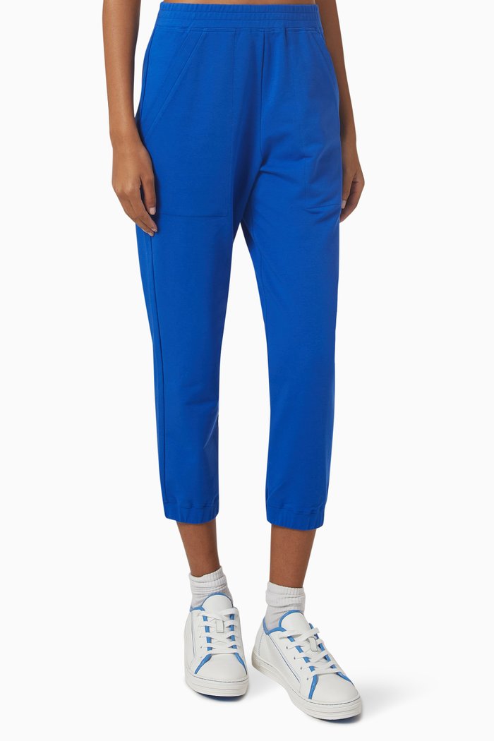 

Nombre Crop Trousers in Viscose Blend, Blue