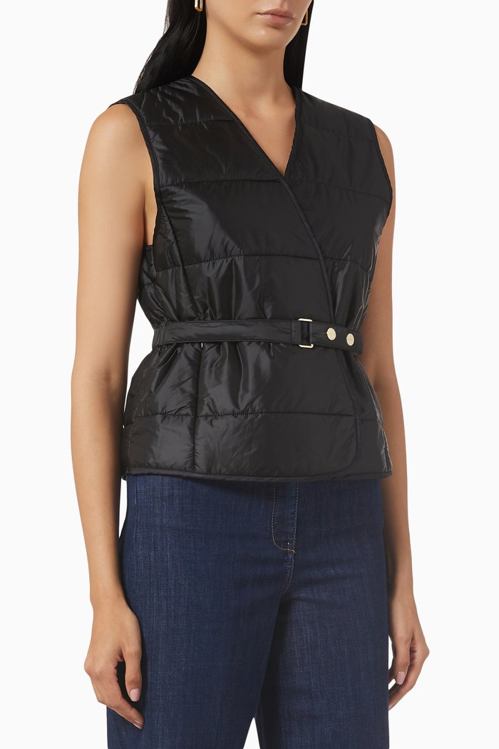 

Indole Padded Vest in Nylon, Black