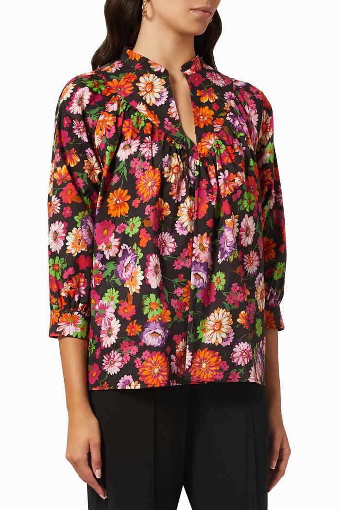 

Sapore Floral Print Top, Multicolour