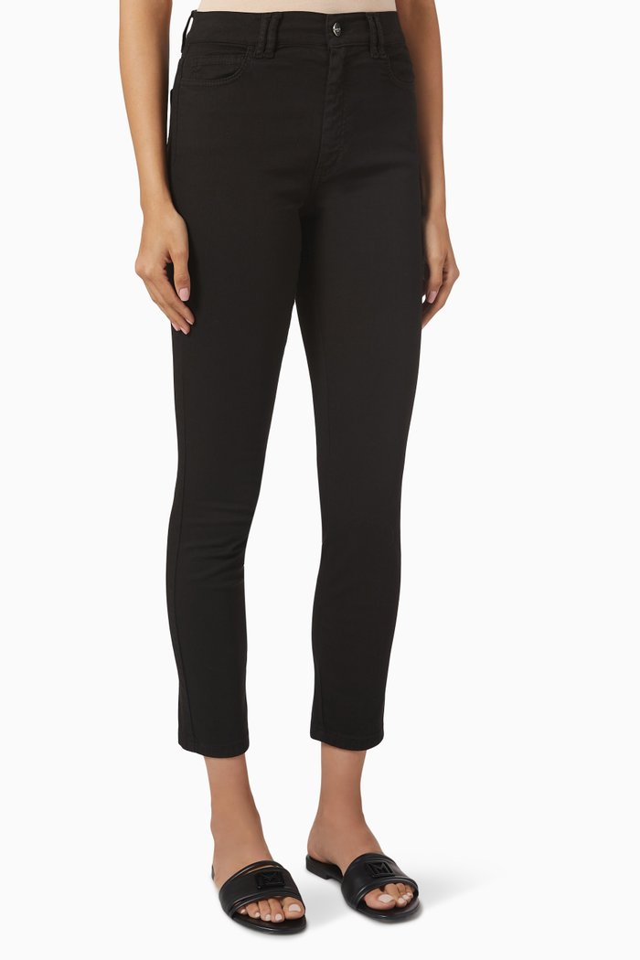 

Cleofe Mid-rise Skinny Fit Jeans, Black