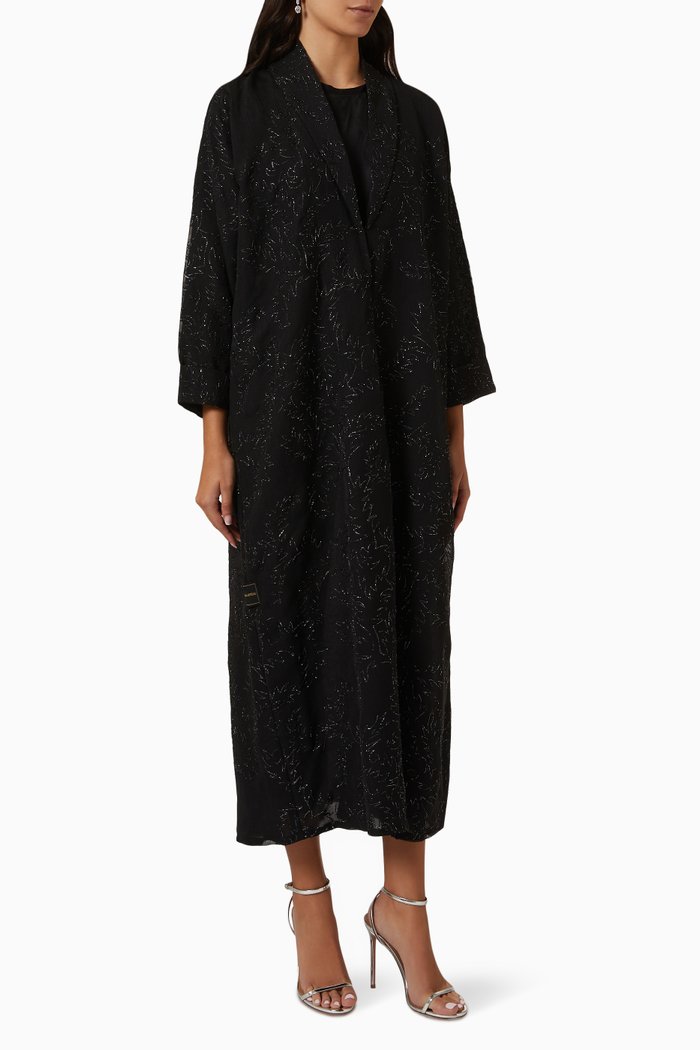 

Embellished Abaya, Black
