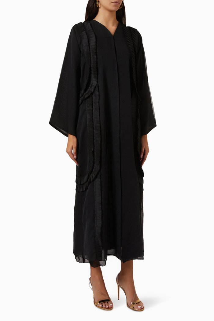 

Embellished Abaya, Black