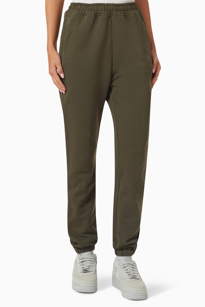 

Logo Sweatpants in Organic Cotton, Green