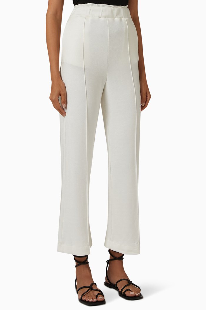 

Cropped Pants, White