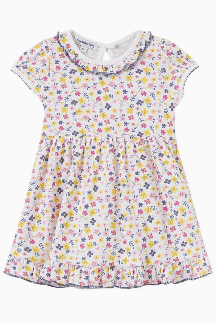 

Kylie's Classics Floral Print Dress in Pima Cotton, Multicolour