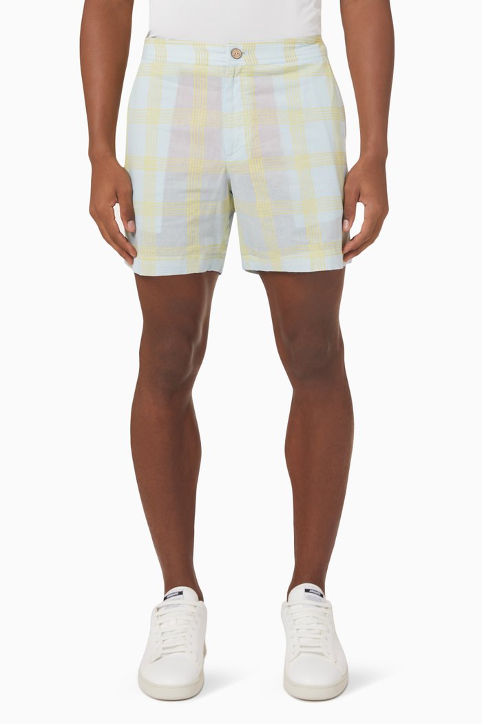 

Pines Shorts in Cotton Check, Yellow