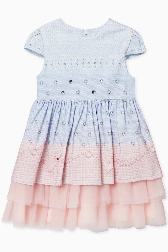 

Printed Dress in Cotton, Multicolour
