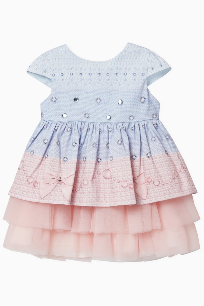 

Printed Dress in Cotton, Multicolour