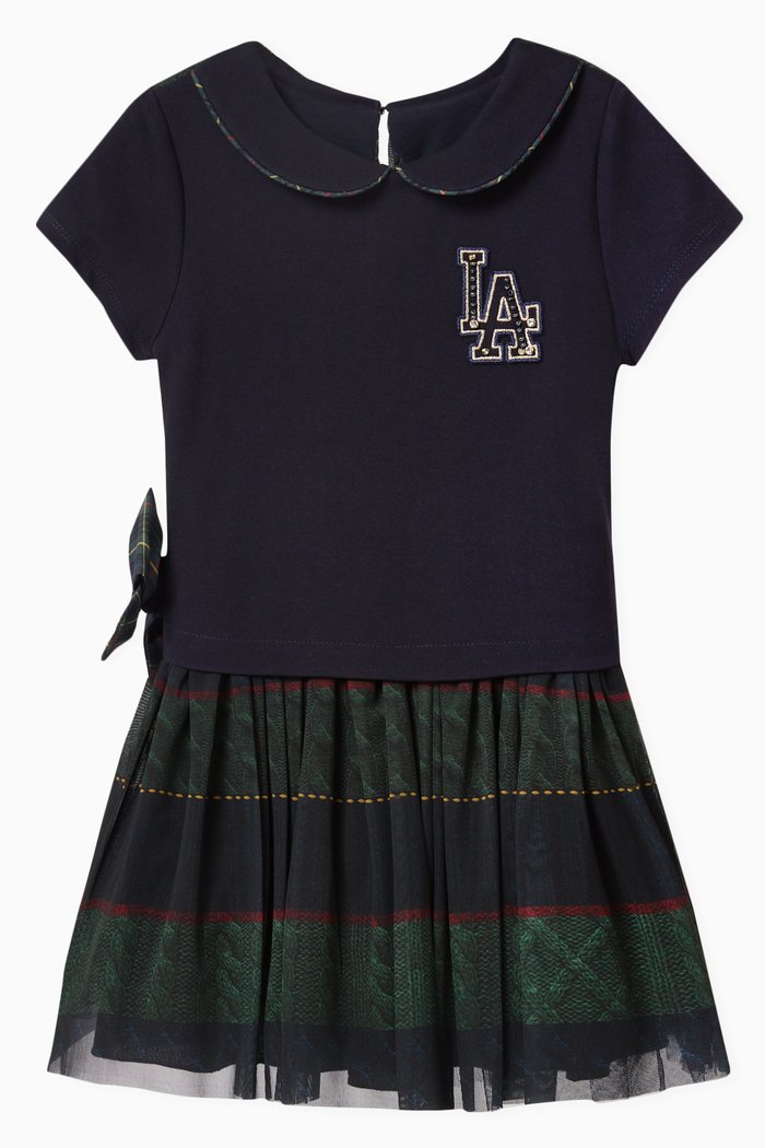 

Jolly Winter Dress in Knit, Blue