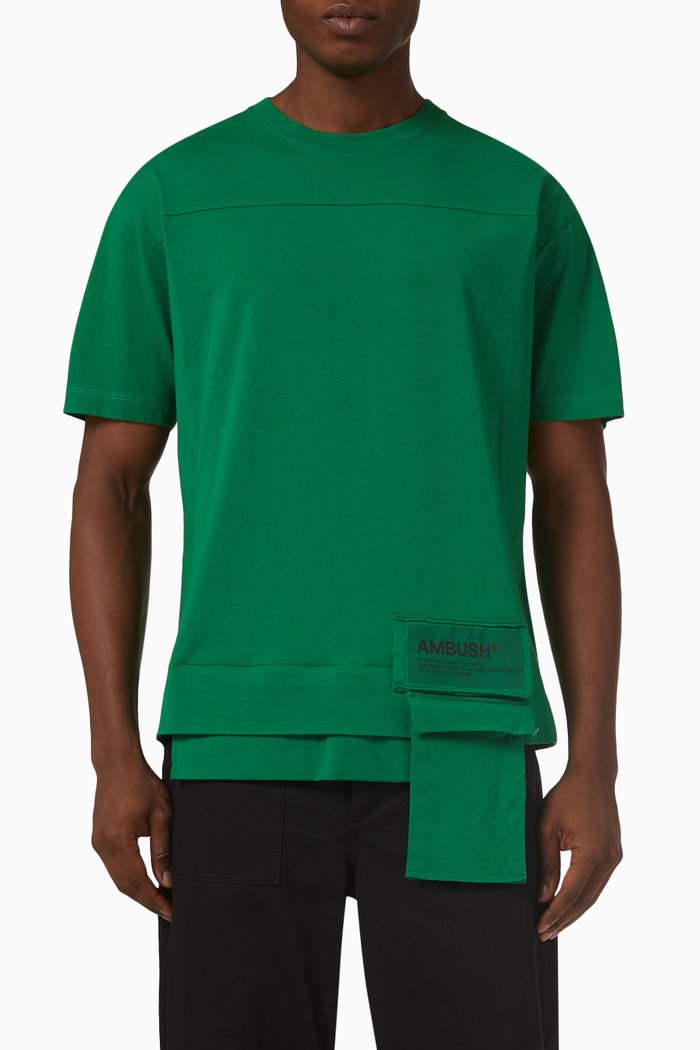 

Waist Pocket T-shirt in Jersey, Green