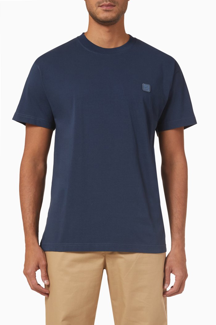 

Monogram Patch T-shirt in Jersey, Blue