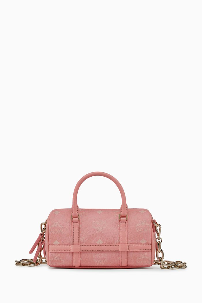 

Mini Boston Bag in Visetos Original, Pink
