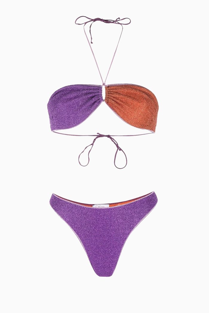 

Lumiere Bi-colour Bandeau Set in Lurex, Multicolour