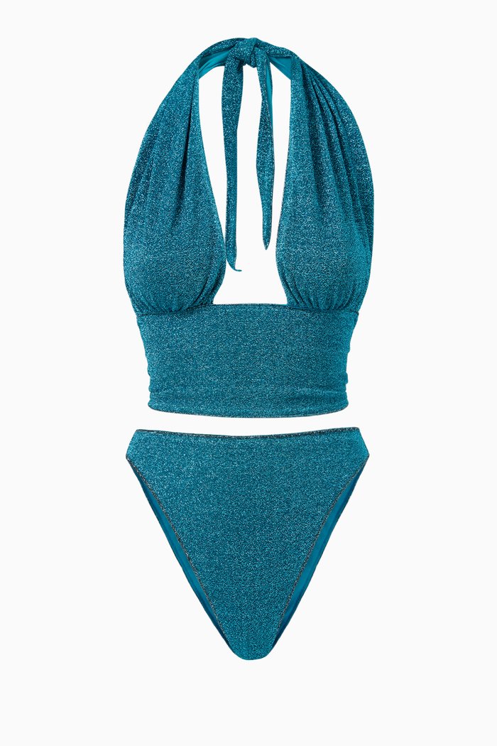 

Lumiere 90s Bikini Set, Blue