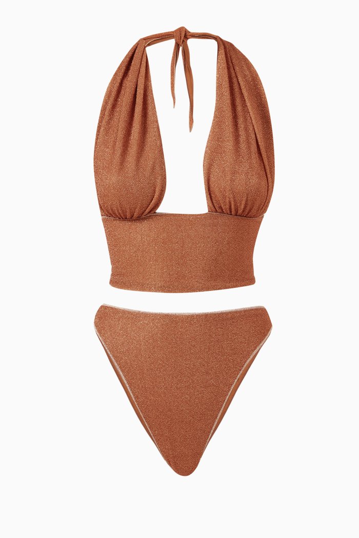 

Lumiere 90s Bikini Set, Orange