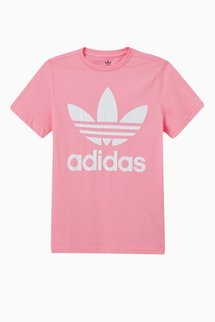 

Logo T-shirt in Cotton, Pink