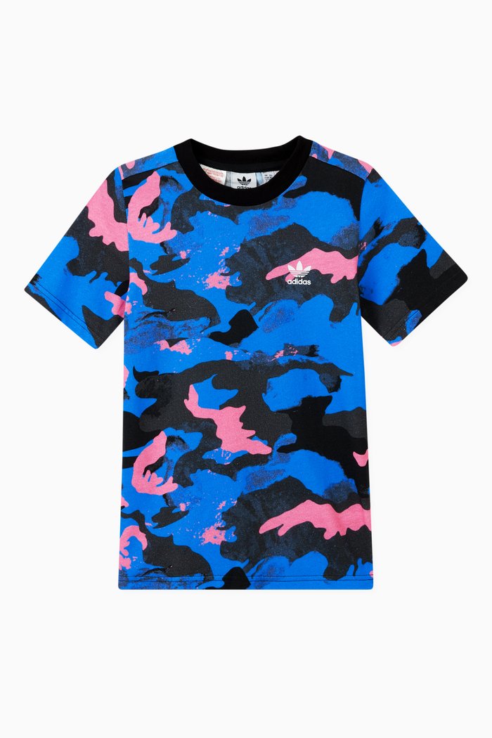 

Camo T-shirt in Cotton, Multicolour