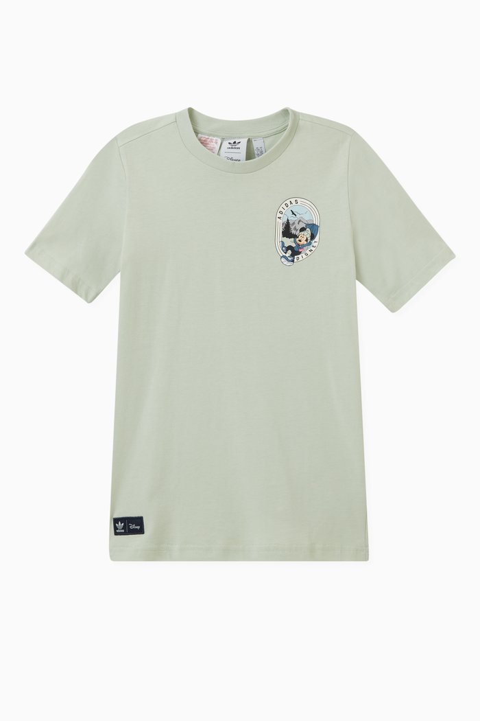 

x Disney Mickey & Friends T-shirt in Cotton, Green