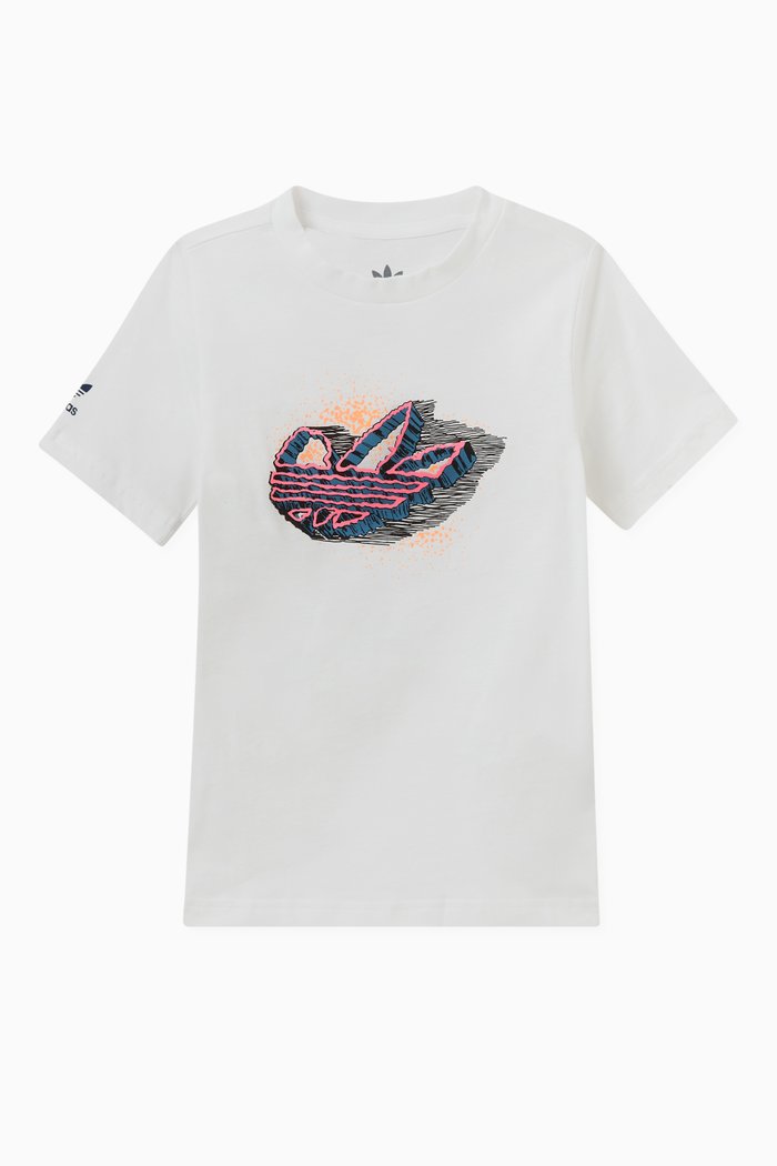 

Logo T-shirt in Cotton Jersey, White