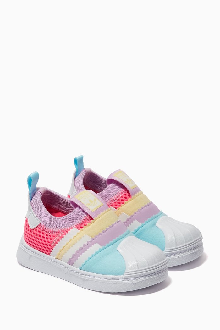 

Superstar 360 2.0 Sneakers in Mesh and Suede, Multicolour