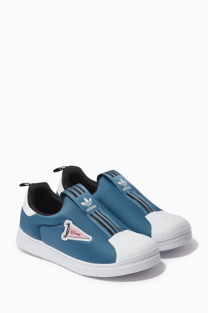 

x Disney Superstar 360 Sneakers in Recycled Material, Blue