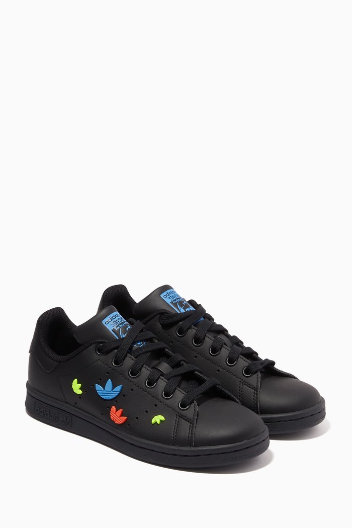 

Superstar Sneakers in Faux Leather, Black
