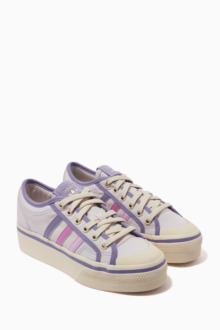 

Nizza Platform Sneakers in Recycled Ocean Plastic, Neutral