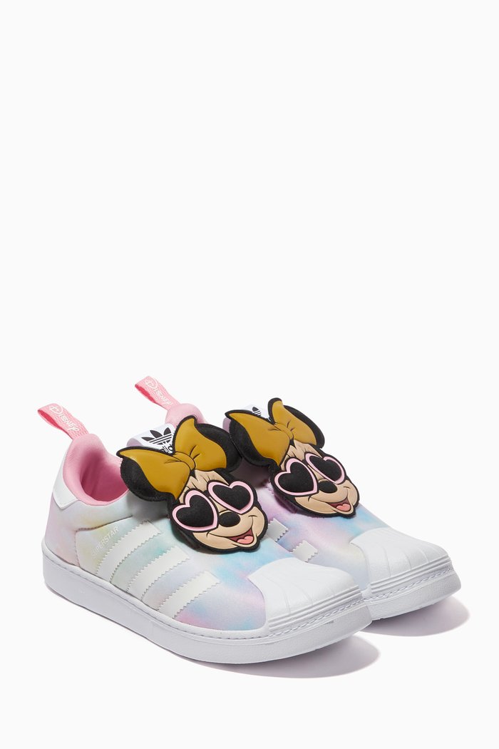 

x Disney Superstar 360 Sneakers in Recycled Materials, Multicolour