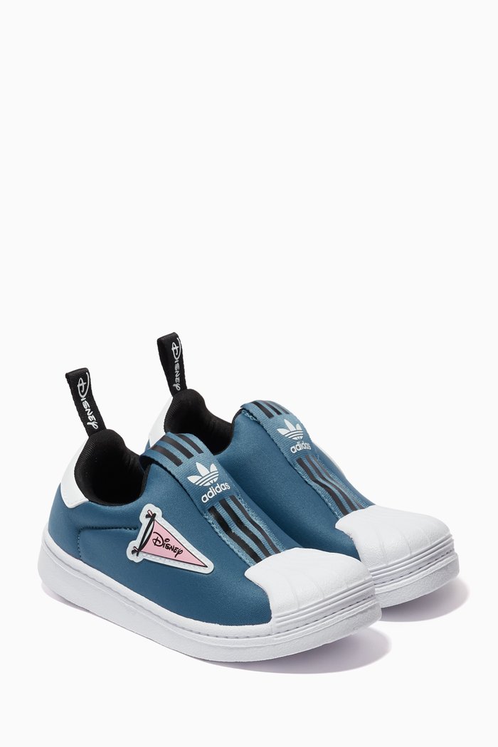 

x Disney Superstar 360 Sneakers in Recycled Material, Blue