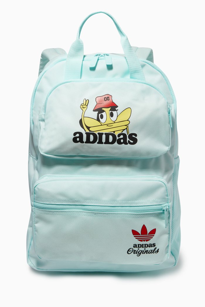

Fun Trefoil Two Way Backpack in Recycled Materials, Blue
