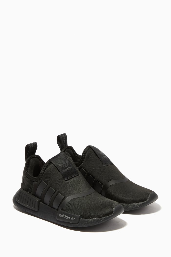 

NMD 360 Sneakers in Knit Textile, Black