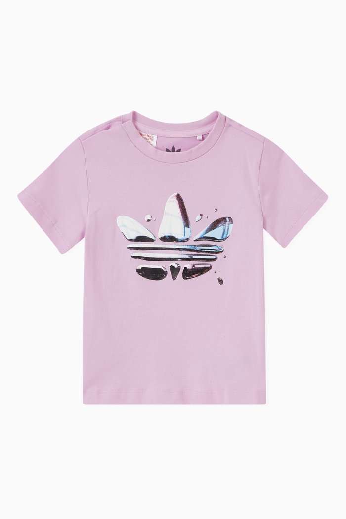 

Logo T-shirt in Cotton Jersey, Purple