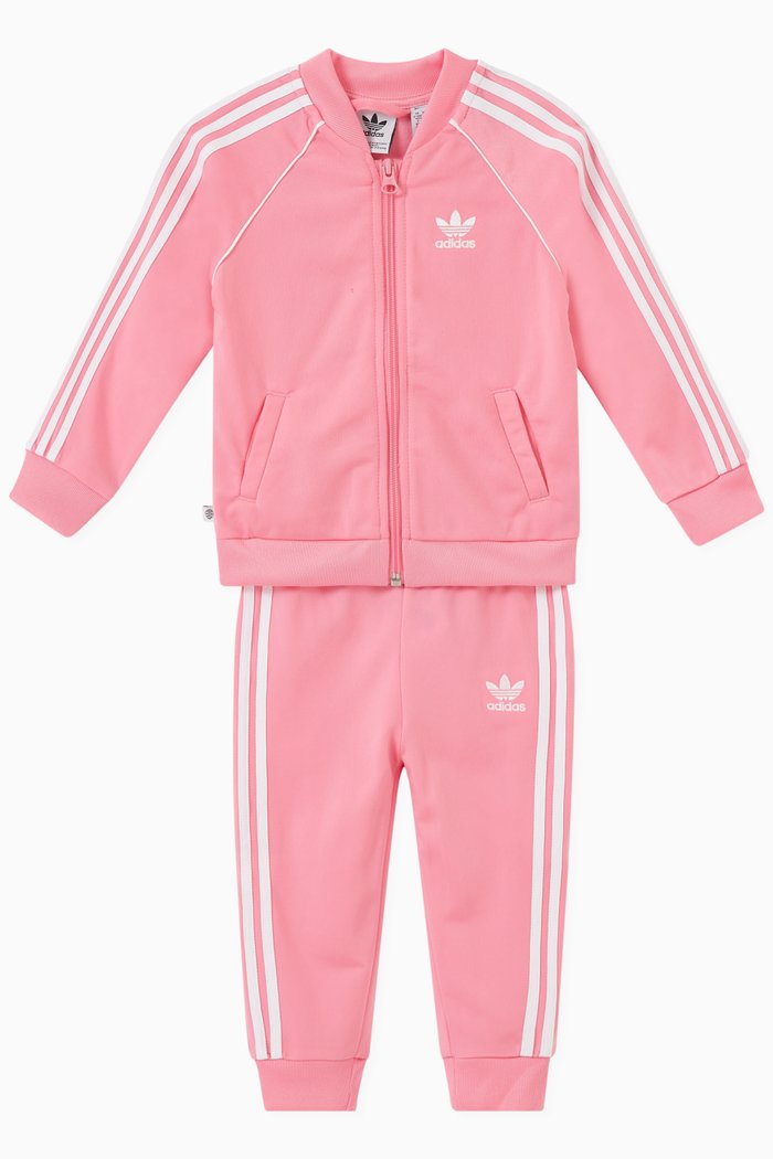 

Adicolor Striped Tracksuit in Recycled Fabric, Pink