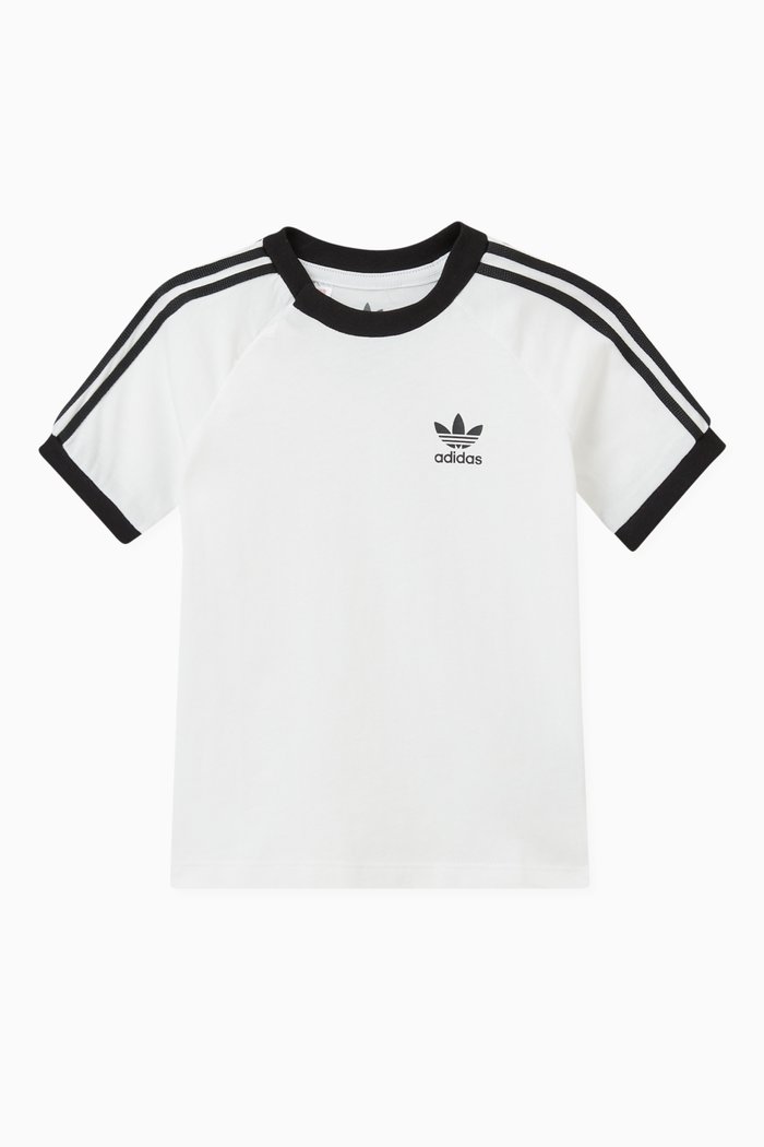 3-Stripes Logo T-shirt in Cotton, White