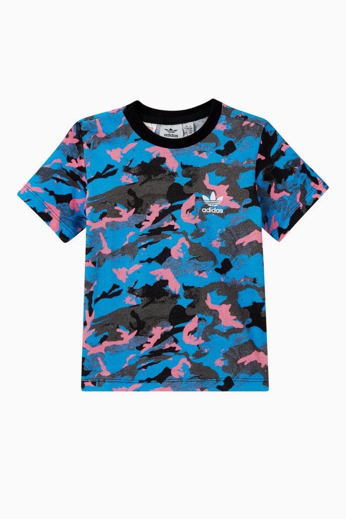 

Camo T-shirt in Cotton, Multicolour