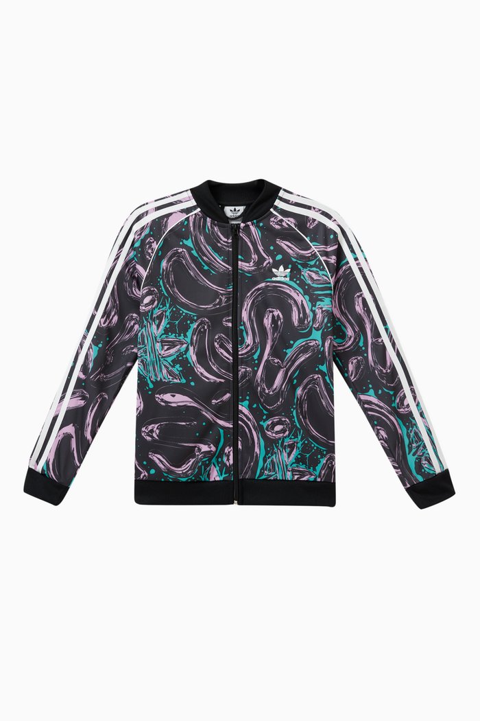 

SST Track Jacket in Recycled Tricot, Black